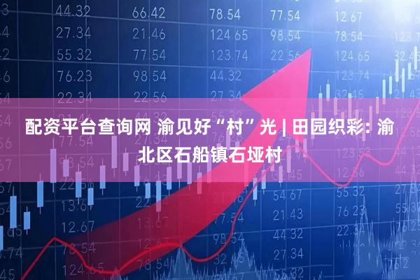 配资平台查询网 渝见好“村”光 | 田园织彩: 渝北区石船镇石垭村